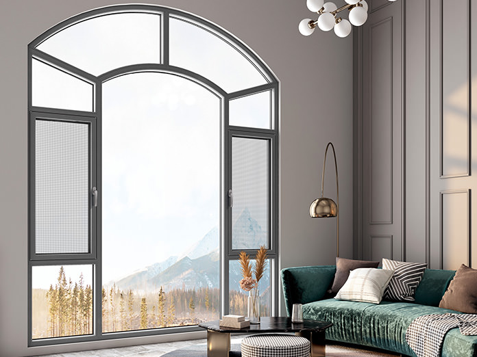 希歐系統門窗108斷橋推拉窗效果圖